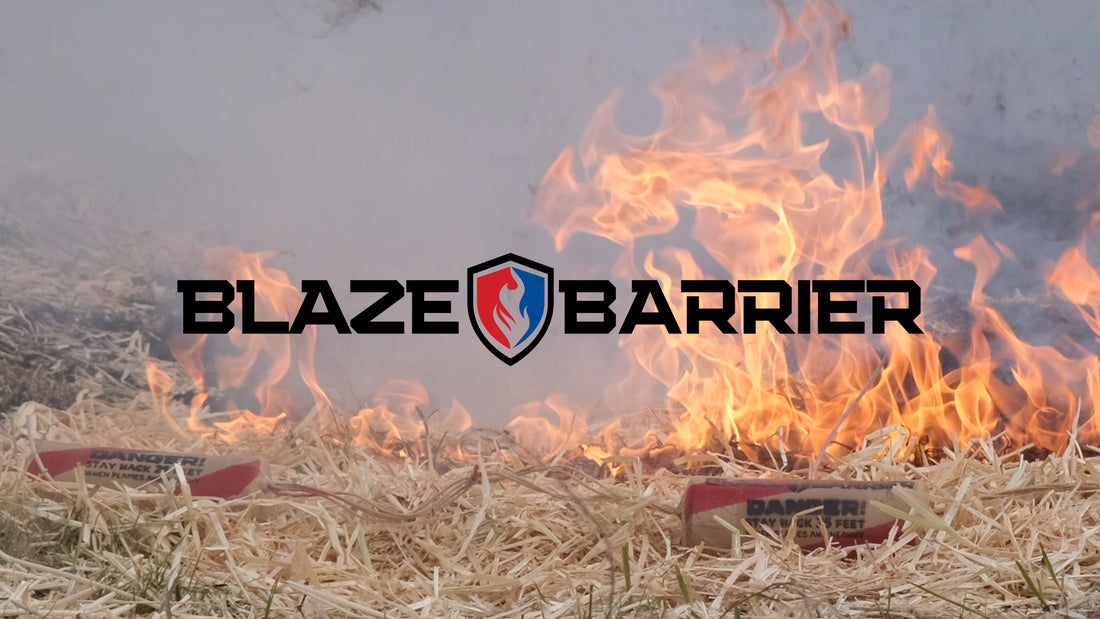 Video Demonstration of the Blaze Barrier Wildfire Suppression Device.